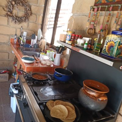 Casa de campo Cuca de Llum en Amealco, Querétaro - Cocina equipada